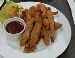 Oatmeal Crusted Shrimp